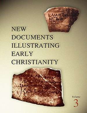 New Documents Illustrating Early Christianity, 3: A Review of Greek Inscriptions and Papyri Published in 1978 de Stephen Llewelyn