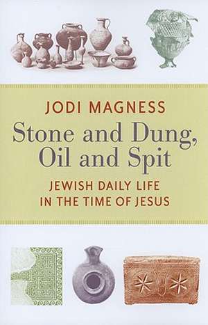 Stone and Dung, Oil and Spit: Jewish Daily Life in the Time of Jesus de Jodi Magness