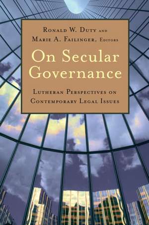 On Secular Governance de Ronald W. Duty