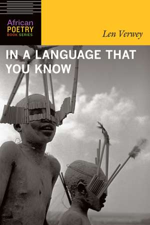 In a Language That You Know de Len Verwey