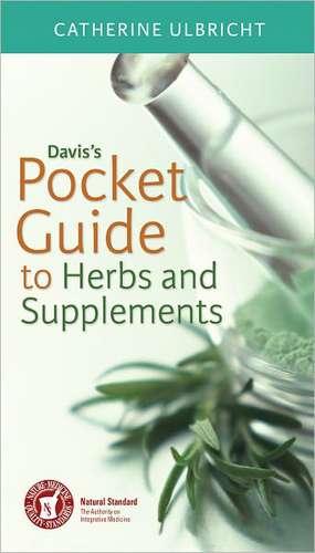 Davis's Pocket Guide to Herbs and Supplements de Catherine Ulbricht