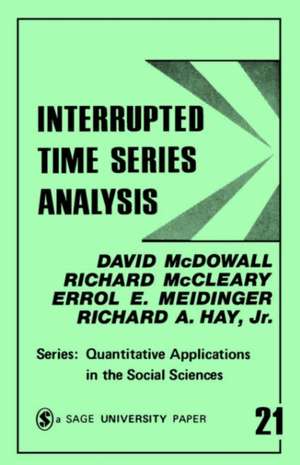 Interrupted Time Series Analysis de David McDowall