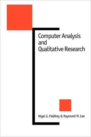 Computer Analysis and Qualitative Research de Nigel G. Fielding