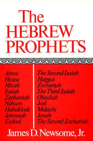 The Hebrew Prophets de Newsome