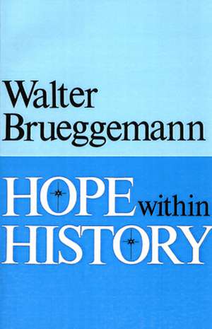 Hope Within History de Walter Brueggemann