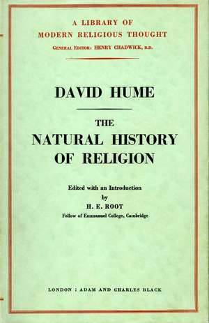 The Natural History of Religion de David Hume