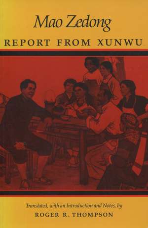 Report from Xunwu de Zedong Mao