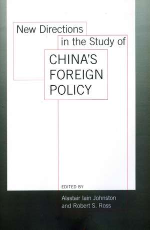 New Directions in the Study of China's Foreign Policy de Alastair Johnston