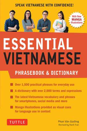 Essential Vietnamese Phrasebook & Dictionary: Start Conversing in Vietnamese Immediately! (Revised Edition) de Phan Van Giuong