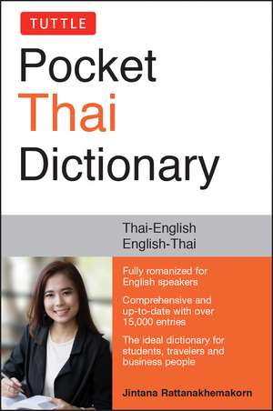 Tuttle Pocket Thai Dictionary: Thai-English / English-Thai de Jintana Rattanakhemakorn