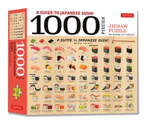 A Guide to Japanese Sushi - 1000 Piece Jigsaw Puzzle: Finished Size 29 X 20 inch (74 x 51 cm) de Tuttle Studio