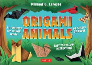 Origami Animals Kit: Make Colorful and Easy Origami Animals: Kit Includes Origami Book, 98 Papers and 45 Original Projects de Michael G. LaFosse