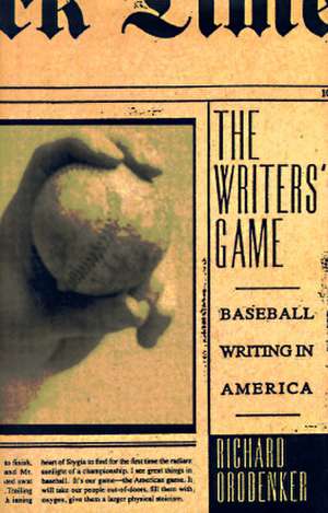 United States Authors Series: The Writer's Game de Richard Orodenker