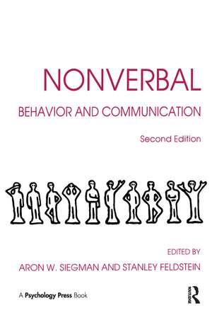 Nonverbal Behavior and Communication de Aaron W. Siegman