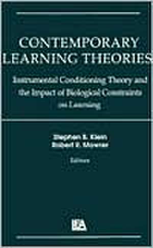 Contemporary Learning Theories: Instrumental Conditioning Theory and the Impact of Biological Constraints on Learning de Dave Klein