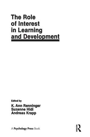 The Role of interest in Learning and Development de K. Ann Renninger