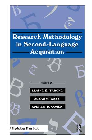 Research Methodology in Second-Language Acquisition de Elaine E. Tarone