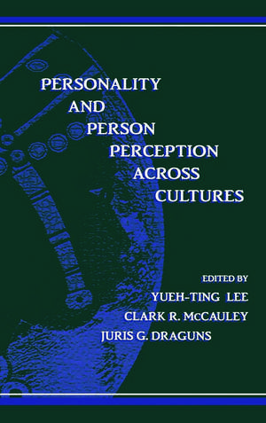 Personality and Person Perception Across Cultures de Yueh-Ting Lee