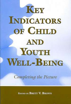 Key Indicators of Child and Youth Well-Being: Completing the Picture de Brett V. Brown