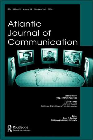 Oppositional Discourses Ajc V14 1&2 de Gary P. Radford