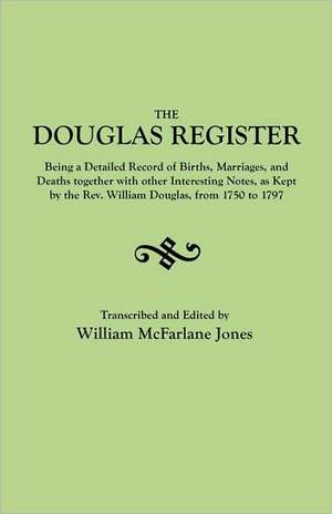 Douglas Register de William Macfarlane Jones