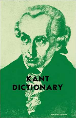 Kant Dictionary de Morris Stockhammer