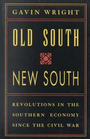 Old South, New South: Revolutions in the Southern Economy Since the Civil War de Gavin Wright