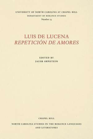 Luis de Lucena Repeticion de Amores de Jacob Ornstein