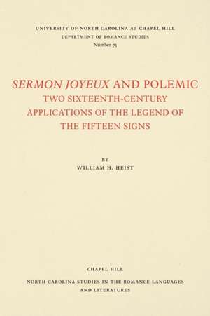 Sermon Joyeux and Polemic de William W. Heist