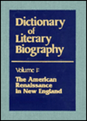 Dictionary of Literary Biography: The American Renaissance in New England de Joel Myerson