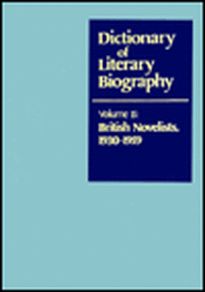 Dictionary of Literary Biography: British Novelists 1930-1959 2 Vol. Set de Gale Cengage