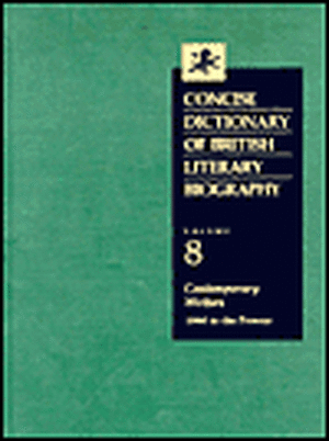 Concise Dictionary of British Literary Biography: Contemporary Writers, 1960 to the Present de Matthew J. Bruccoli