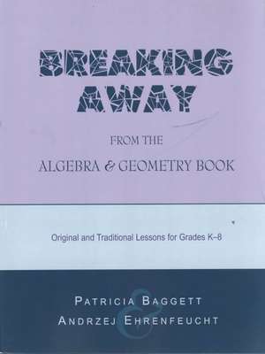 Breaking Away from the Algebra and Geometry Book de Patricia Baggett