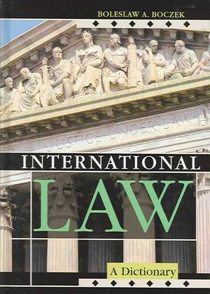 International Law de Boleslaw Adam Boczek