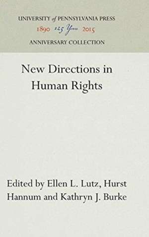 New Directions in Human Rights de Ellen L. Lutz