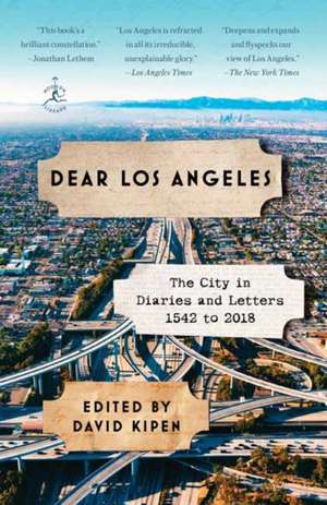 Dear Los Angeles de David Kipen