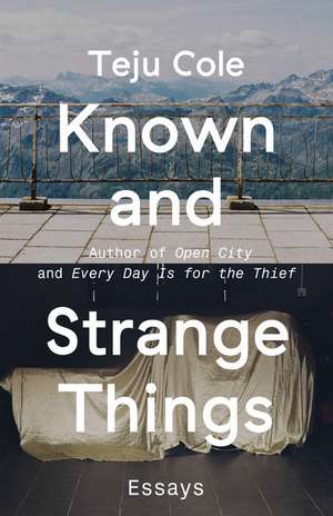 Known and Strange Things: Essays de Teju Cole