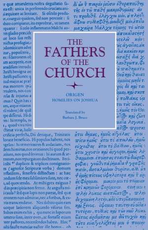 Homilies on Joshua de Origen