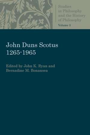 John Duns Scotus 1265-1965 de John K. Ryan