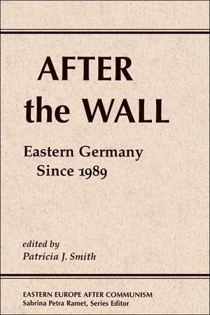 After The Wall: Eastern Germany Since 1989 de Patricia J. Smith