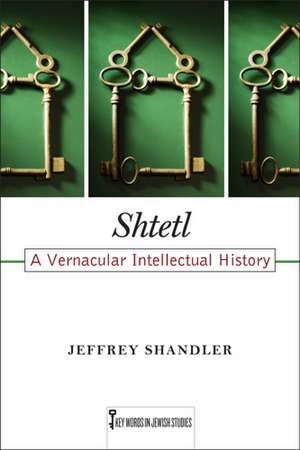 Shtetl: A Vernacular Intellectual History de Jeffrey Shandler