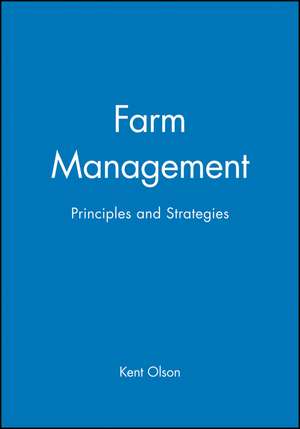 Farm Management de Kent Olson