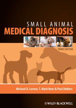 Small Animal Medical Diagnosis 3e de MD Lorenz