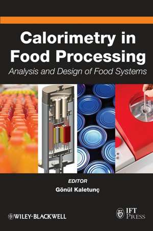 Calorimetry in Food Processing de G Kaletunç