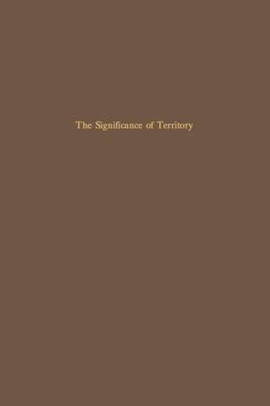 The Significance of Territory de Jean Gottmann