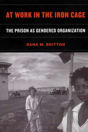 At Work in the Iron Cage – The Prison as Gendered Organization de Dana M. Britton