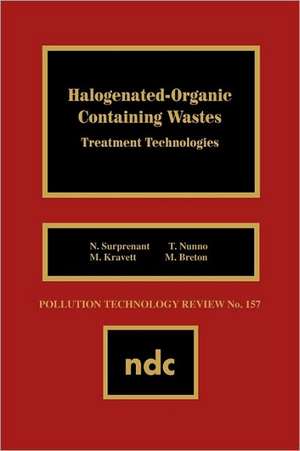 Halogenated-Organic Containing Waste de Bozzano G Luisa