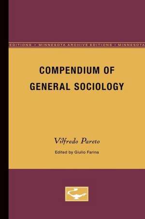 Compendium of General Sociology de Vilfredo Pareto