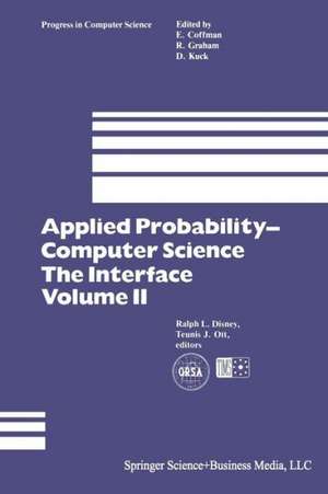 Applied Probability— Computer Science: The Interface de Ralph L. Disney