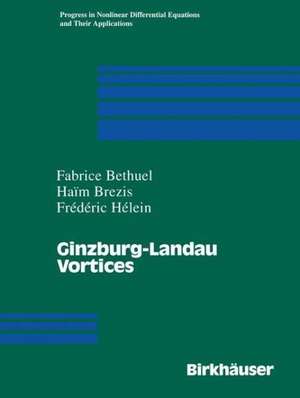 Ginzburg-Landau Vortices de Fabrice Bethuel